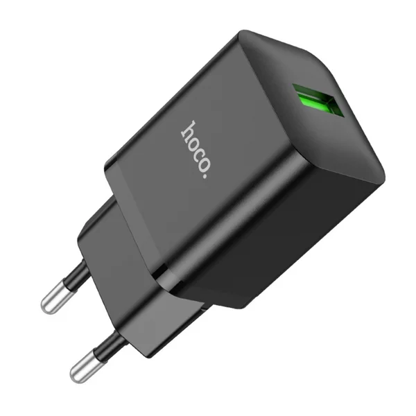 Сетевое зарядное устройство 1 USB, 18 Вт, QC