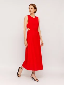 Женское платье без рукавов с вырезами Zolla 234588607 купить за 2 797 ₽ в интернет-магазине Wildberries