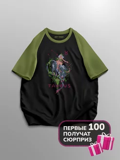 Футболка оверсайз Телец черная NOT TODAY 234610050 купить за 1 529 ₽ в интернет-магазине Wildberries