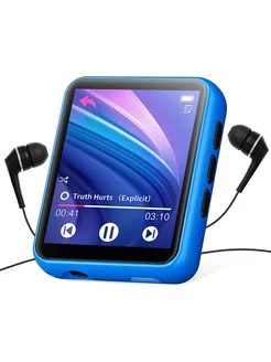 MP3-плеер 32 Гб с Bluetooth 5.3, до 128 Гб ，Синий