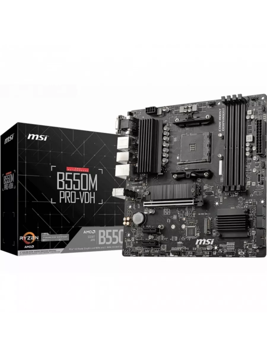 Материнская плата B550M PRO-VDH (B550M PRO-VDH) MSI 234635046 купить за 7 950 ₽ в интернет‑магазине Wildberries