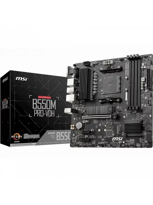 MSI Материнская плата B550M PRO-VDH (B550M PRO-VDH), вариант, фото 2