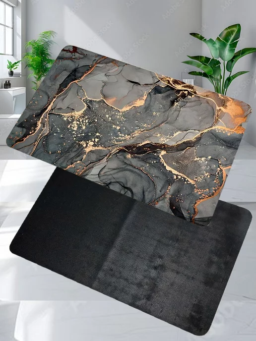 Удобно везде Коврик противоскользящие для ванной и туалета 50x80, 50x80, фото 3