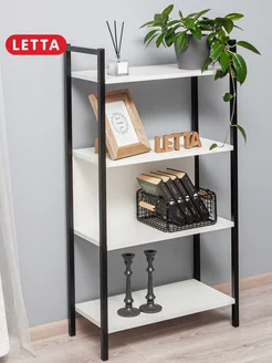 Стеллаж металлический напольный, этажерка, тумба LETTA 234660843 купить за 2 637 ₽ в интернет-магазине Wildberries