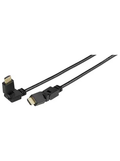 Кабель HDMI поворотный 2.0 для монитора и телевизора 4K