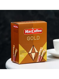 Кофе растворимый Gold 30 стиков по 2 г maccoffee 234785031 купить за 327 ₽ в интернет-магазине Wildberries