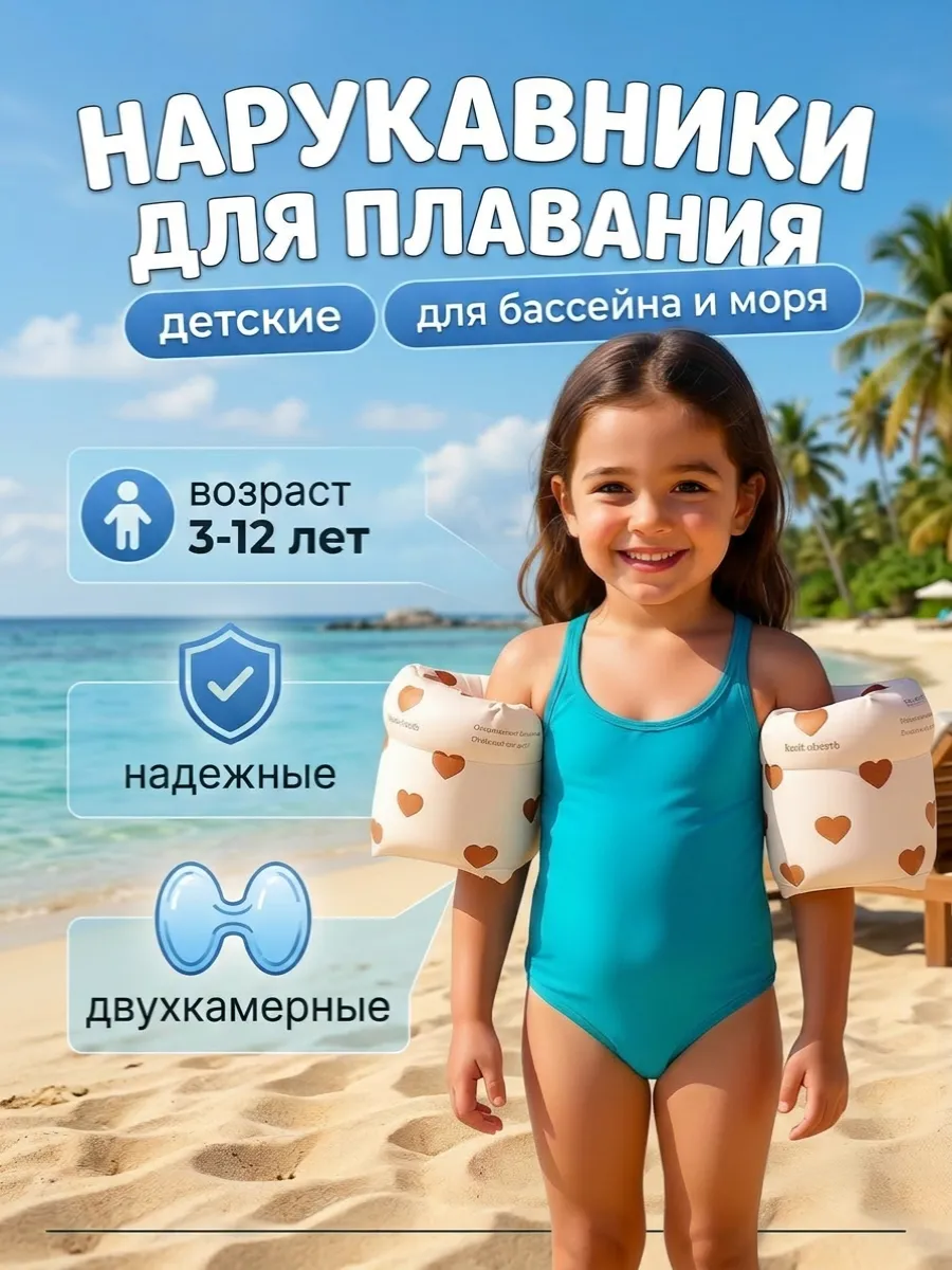 Нарукавники детские для плавания
