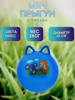 Мяч-прыгун с ушками ZABIAKA, d=45 см, 380 г, цвета МИКС ZABIAKA 234855289 купить за 559 ₽ в интернет-магазине Wildberries