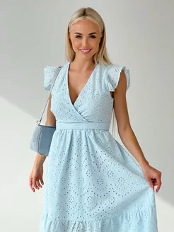 Платье летнее длинное шитье Miss Diva 234904766 купить за 3 580 ₽ в интернет-магазине Wildberries