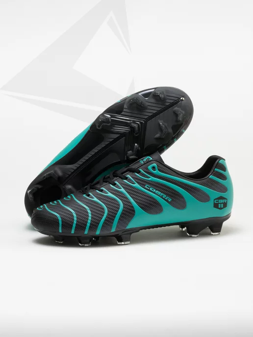 Cobra sport Бутсы футбольные с шипами, зеленый