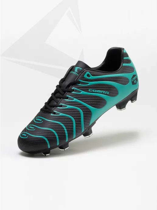 Cobra sport Бутсы футбольные с шипами, зеленый, фото 5