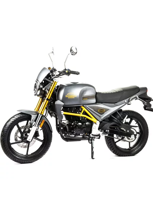 Мотоцикл дорожный Motoland SCRAMBLER 250, серый, фото 2