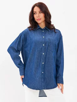 Рубашка Os Chambray Shirt GANT 234994930 купить за 9 433 ₽ в интернет-магазине Wildberries