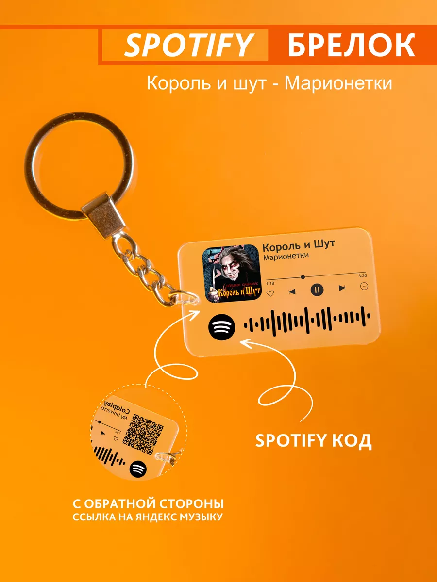 Брелок для ключей спотифай...