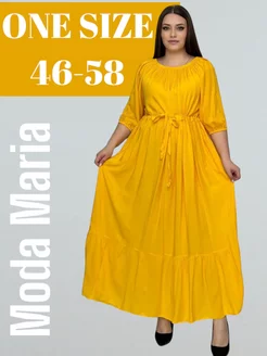 Платье на кулиске из штапеля Moda Maria 235106393 купить за 1 174 ₽ в интернет-магазине Wildberries