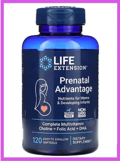 Prenatal Advantage (120 softgels кап.) Life Extension 235122936 купить за 3 195 ₽ в интернет-магазине Wildberries