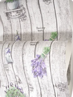 Обои бумажные под дерево Лаванда10 - 6 рулонов. Купить обои на стену. Изображение 12