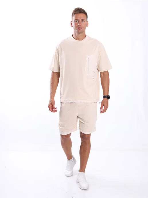 V&D Fashion Костюм спортивный летний, белый, фото 2
