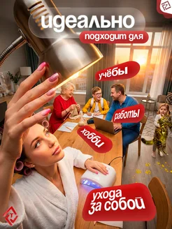 Светильник лампа на прищепке E27 МТ2023 атласный никель Ultra Light. Цвет атласный никель. Вид 4.