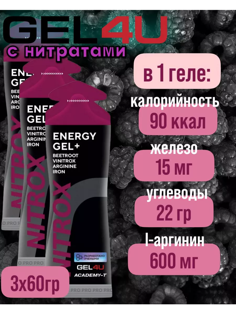 Энергетические гели с нитратами