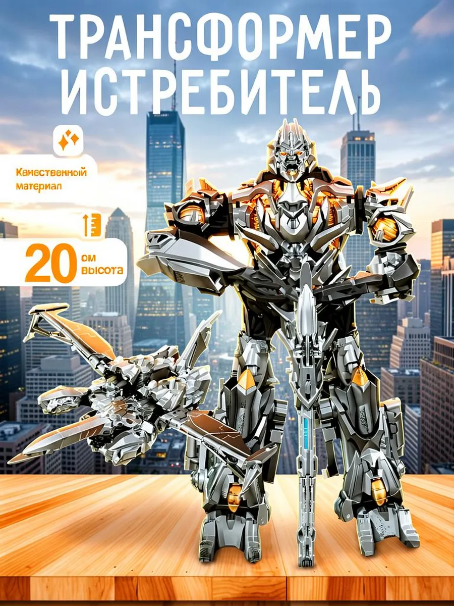 Робот трансформер десептикон Мегатрон истребитель