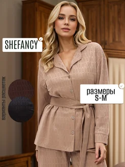 Домашний костюм с брюками SHEFANCY 235324122 купить за 2 712 ₽ в интернет-магазине Wildberries