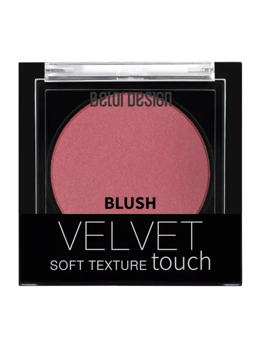 BELOR DESIGN Румяна для лица Velvet Touch 36 гр 104 Розово-бежевый, 36 г, фото 3