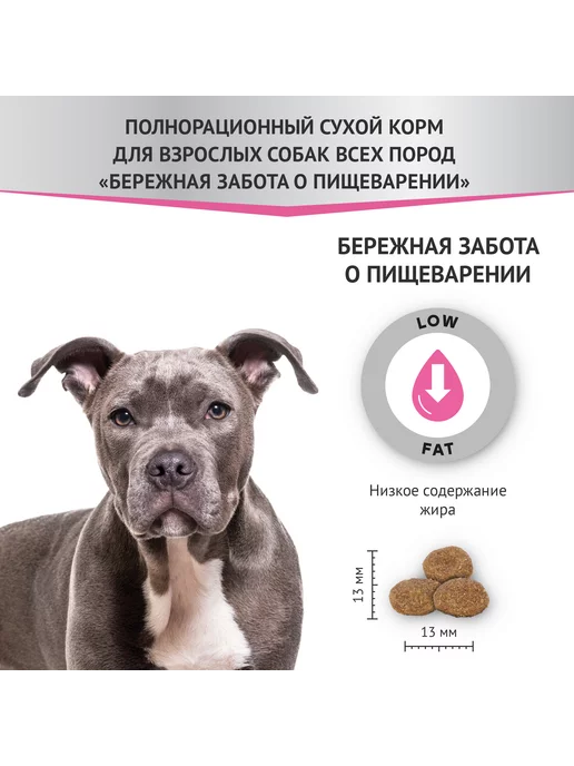 Сухой корм Мираторг Забота Пищеварении для собак, 10 кг, фото 2