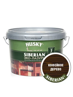 SIBERIAN Эко-Лазурь для дерева полуматовая 2,5 л HUSKY 235389226 купить за 1 152 ₽ в интернет-магазине Wildberries