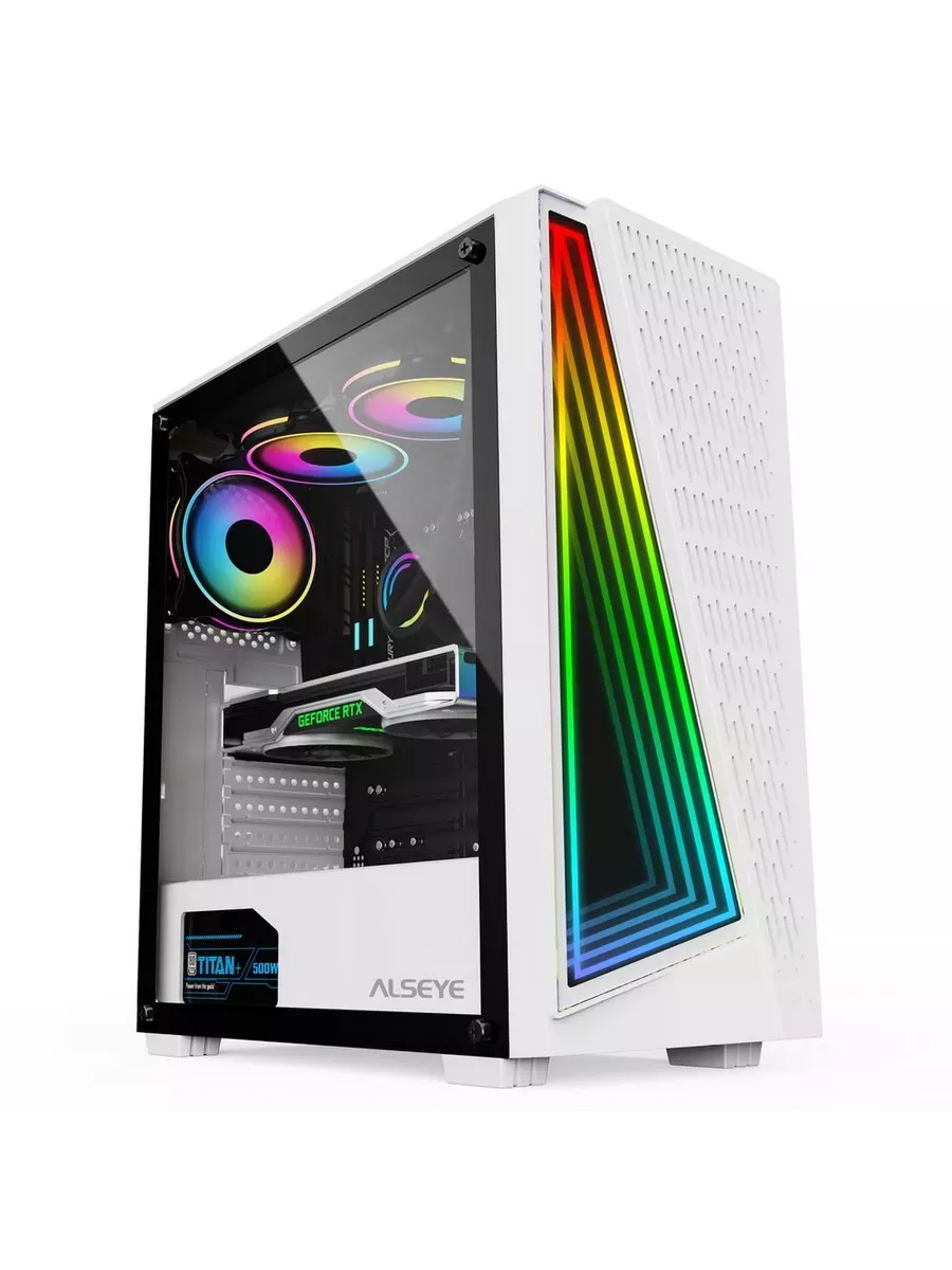 Корпус для компьютера X3-W, белый, Midi-Tower