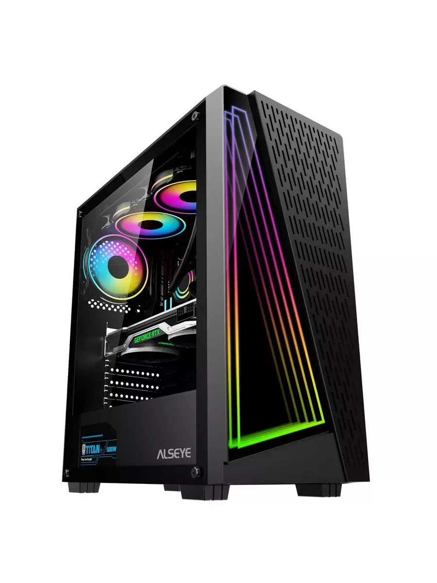 Корпус для компьютера X3-B, черный, Midi-Tower