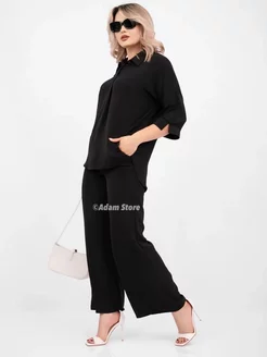 Костюм брючный однотонный 2-ка Adam Store 235418519 купить за 1 709 ₽ в интернет-магазине Wildberries