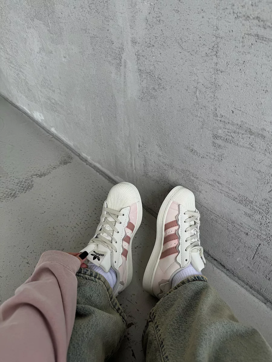 Pink adidas superstar infant best sale