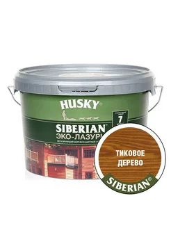 HUSKY SIBERIAN Эко-Лазурь для дерева полуматовая 2,5 л HUSKY 235444549 купить за 1 214 ₽ в интернет-магазине Wildberries