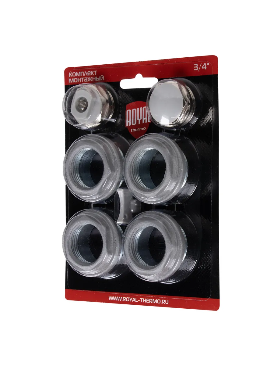 КомплектмонтажныйRoyalThermo1”х3/4"серебристый