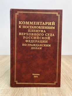 Комментарий к Постановлениям Пленума Верховного суда РФ