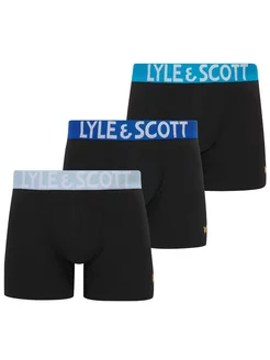 Трусы транки хлопковые набор 3 шт. Lyle & Scott 235525830 купить за 2 273 ₽ в интернет-магазине Wildberries