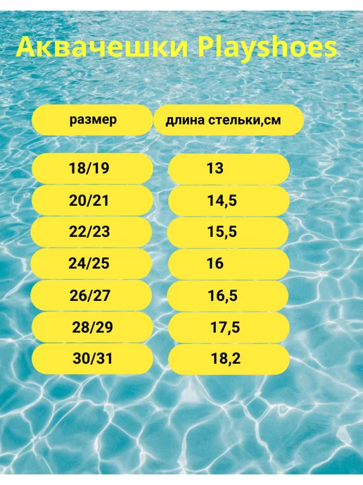 Playshoes Аквашуз неопреновые для галечного пляжа и бассейна, синий, фото 5
