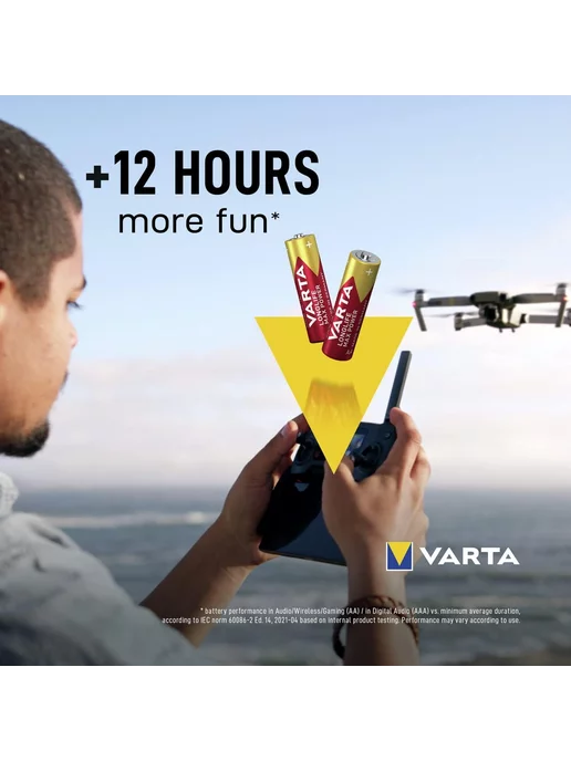 VARTA Батарейка LongLife Max Power AA 8шт, 8 шт, фото 7