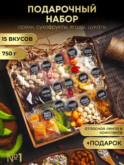 Орехи сухофрукты подарочный набор вкусняшек и сладостей 15в1 LOVENUTS® 235552744 купить за 1 224 ₽ в интернет-магазине Wildberries