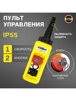 Пульт управления для тельфера 2 кнопки 1 скорость ключ IP55 OCALIFT 235604752 купить за 2 391 ₽ в интернет-магазине Wildberries