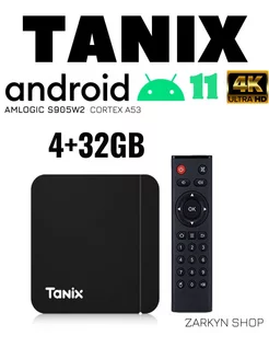 TANIX W2 4+32GB android приставка TANIX W2 4/32 Zharkyn 235632625 купить за 2 516 ₽ в интернет-магазине Wildberries