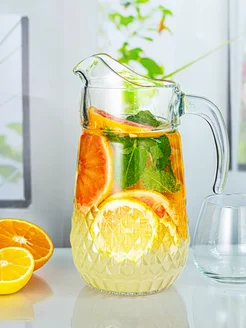 Графин для воды и сока кувшин стеклянный ONIX 235641148 купить за 435 ₽ в интернет-магазине Wildberries