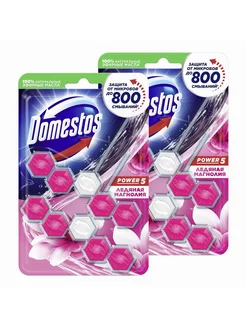 Блок для унитаза Ледяная Магнолия (2X50г) 2шт Domestos 235744958 купить за 627 ₽ в интернет-магазине Wildberries