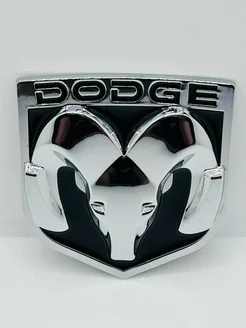 Шильдик Наклейка Эмблема Dodge Хром