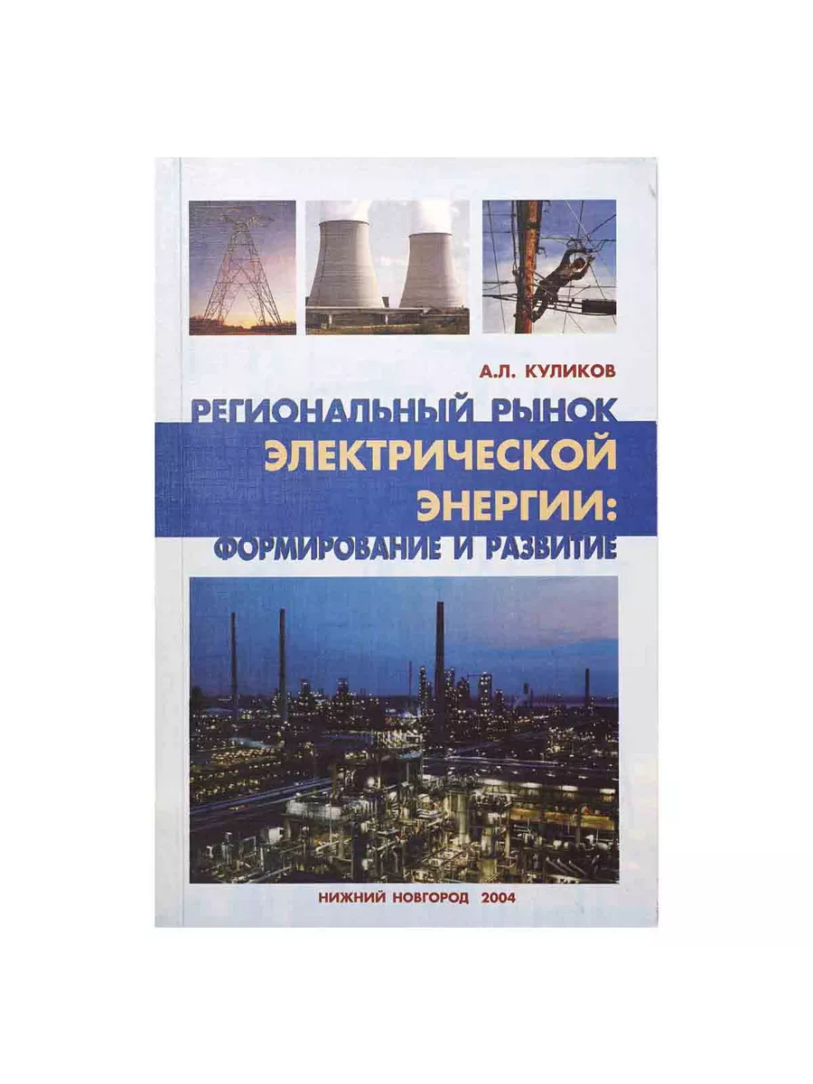 Региональный рынок электрической энергии: формирование и раз Нижний Новгород  235759100 купить за 1 462 ₽ в интернет-магазине Wildberries