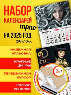 Календари настенные символ 2025 Змея в наборе 2 шт Календари-СПБ 235771059 купить за 312 ₽ в интернет-магазине Wildberries