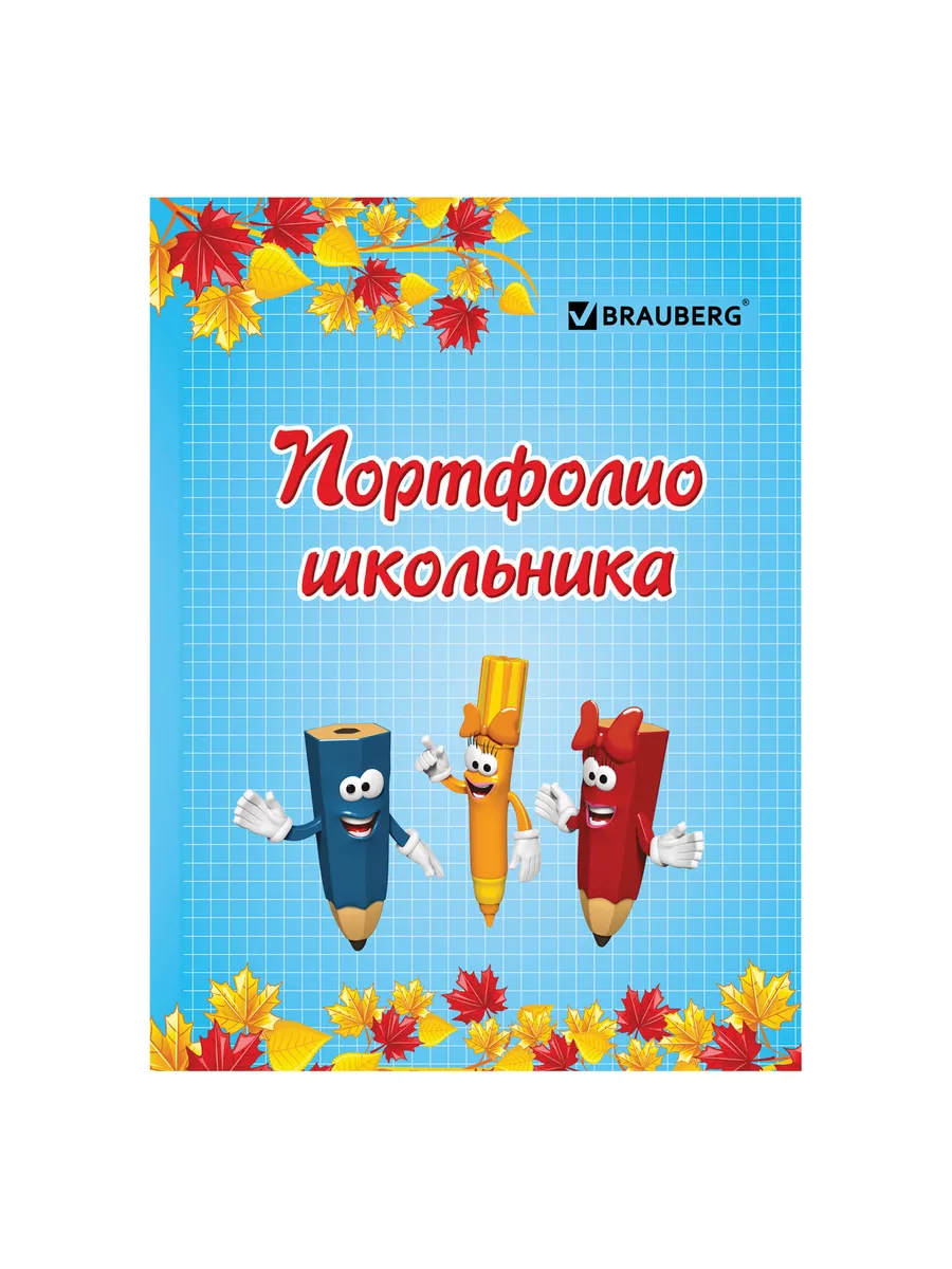 Листы-вкладыши для портфолио школьника 16 листов 5 упаковок