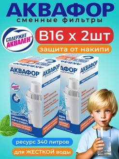 Фильтр для воды B16 в кувшин (2 шт) Аквафор 235868233 купить за 595 ₽ в интернет-магазине Wildberries