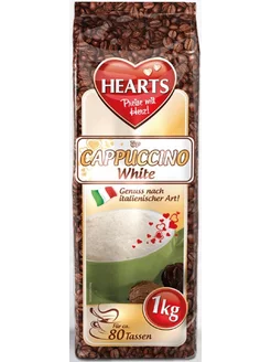 Кофейный напиток Хеартс Cappucсino White 1кг HEARTS 235892445 купить за 878 ₽ в интернет-магазине Wildberries